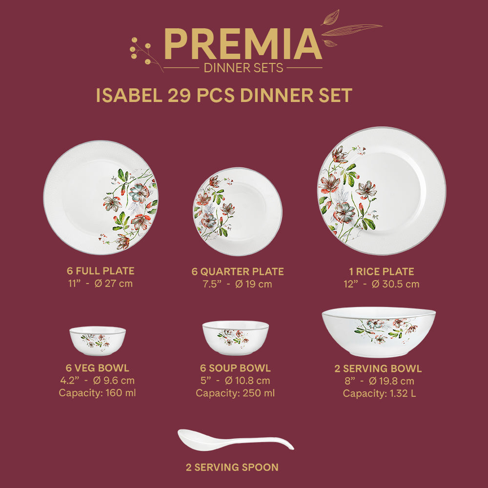 Larah Isabel Premia Dinner Set