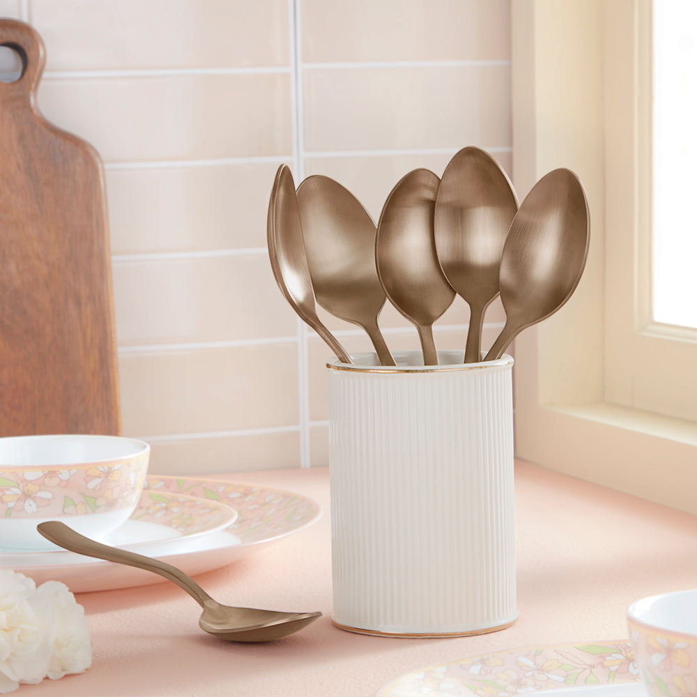 Amber Dinner Spoon Set