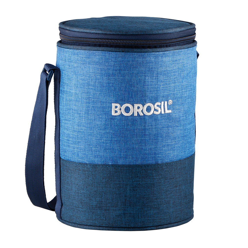 Borosil Prime Lunch Bag, Round For Set of 3 - (400 ml)
