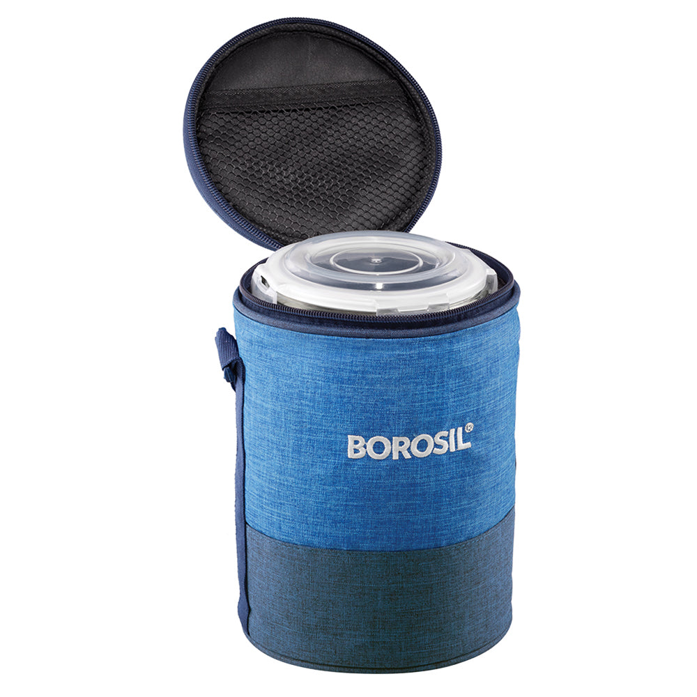 Borosil Prime Lunch Bag, Round For Set of 3 - (400 ml)