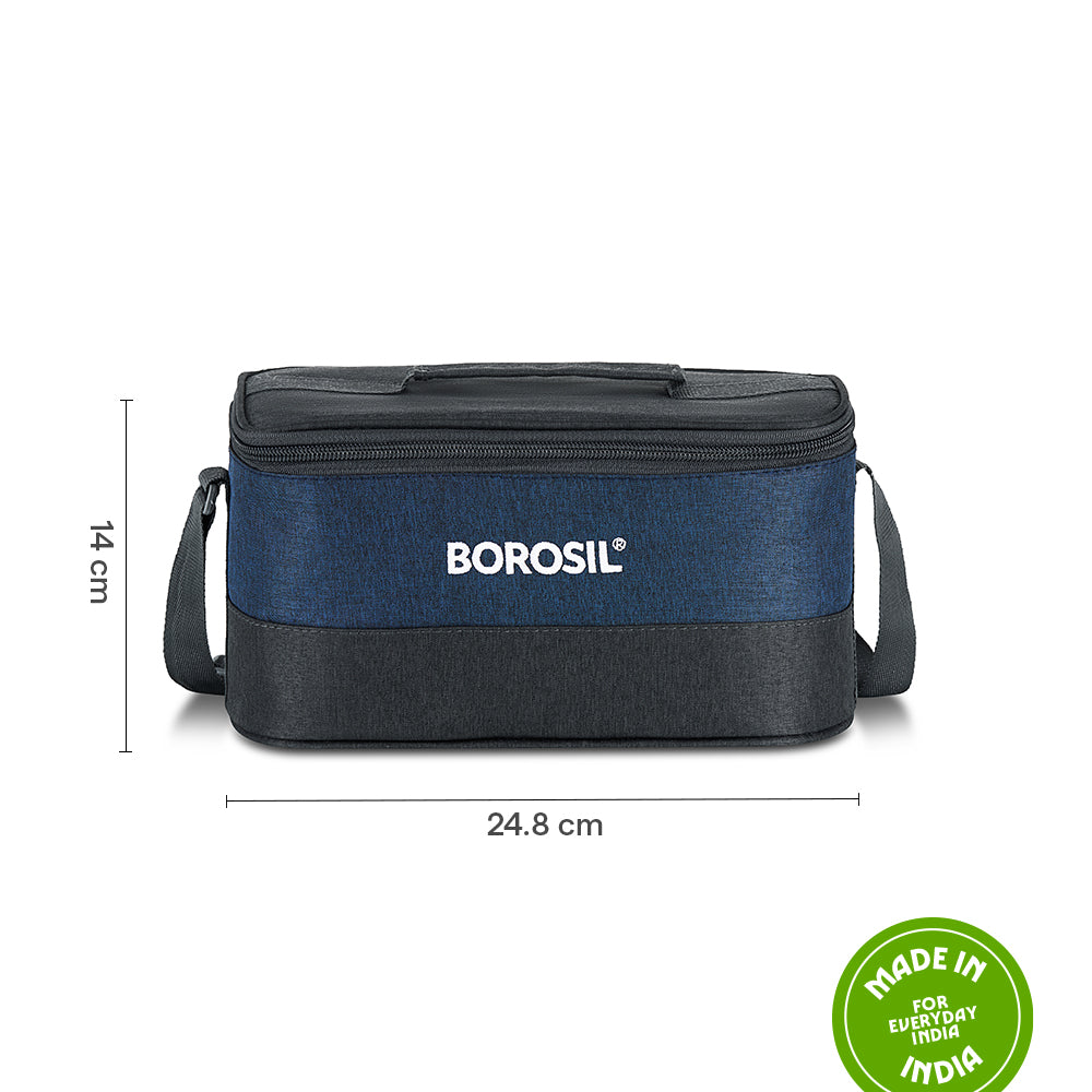 Borosil Elite Lunch Bag, Universal For Set of 4 - (320 ml & 240 ml)