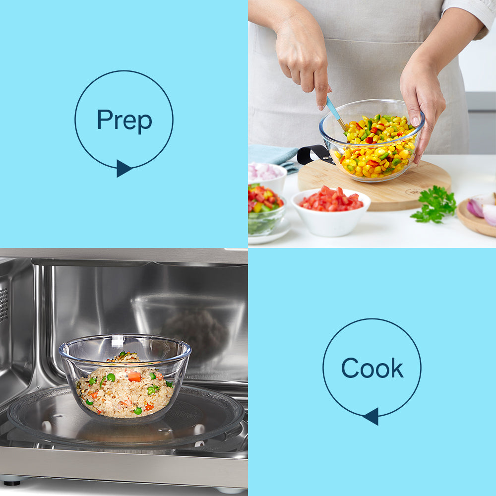 Larah Everyday Glass Bowls, 750ml