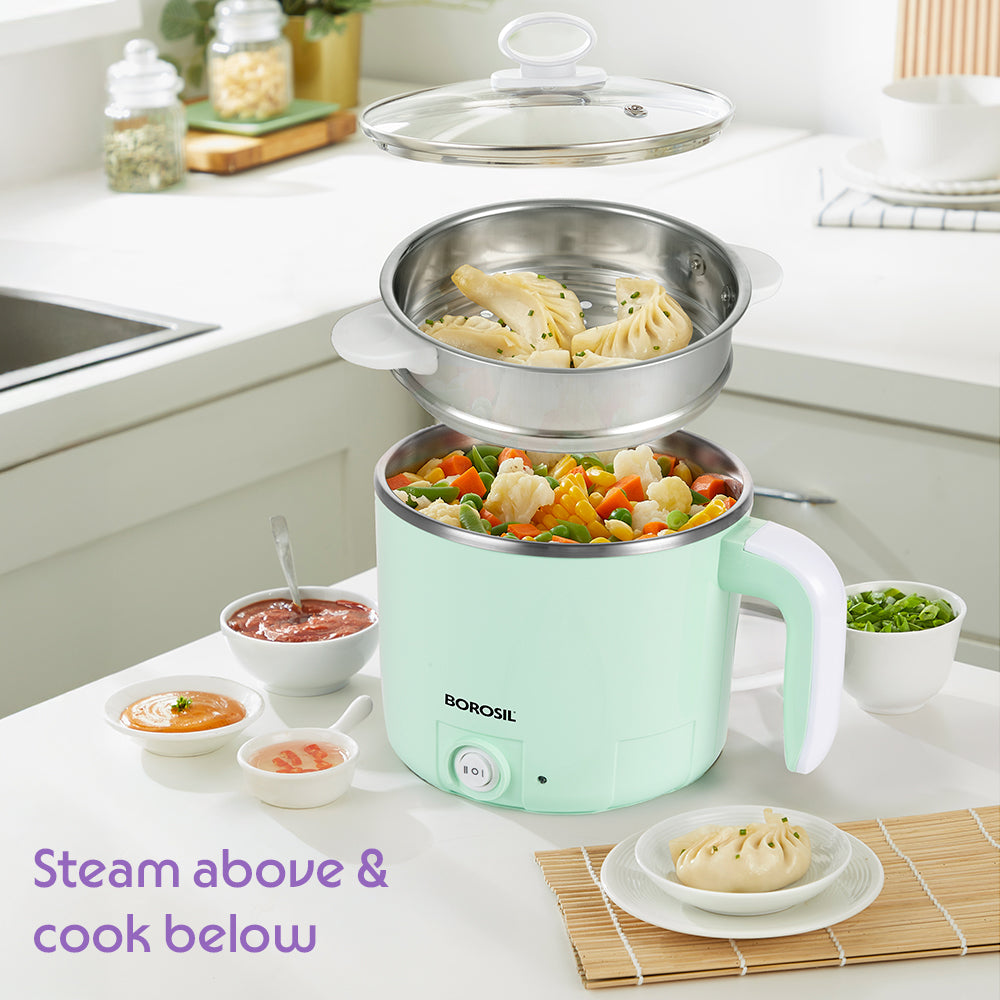Borosil Klassic 1.2L Electric Multi Kettle