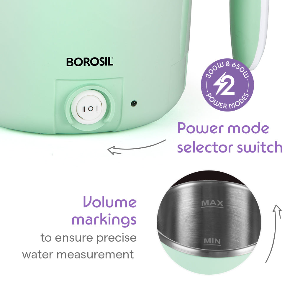 Borosil Klassic 1.2L Electric Multi Kettle