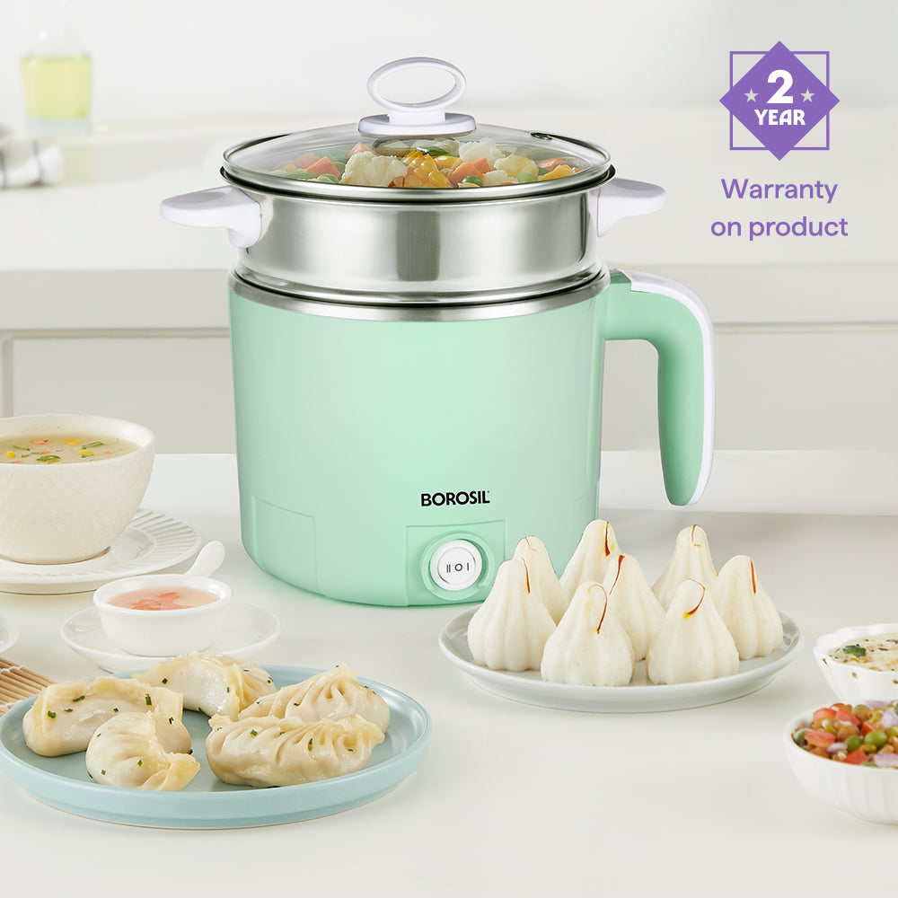 Borosil Klassic 1.2L Electric Multi Kettle