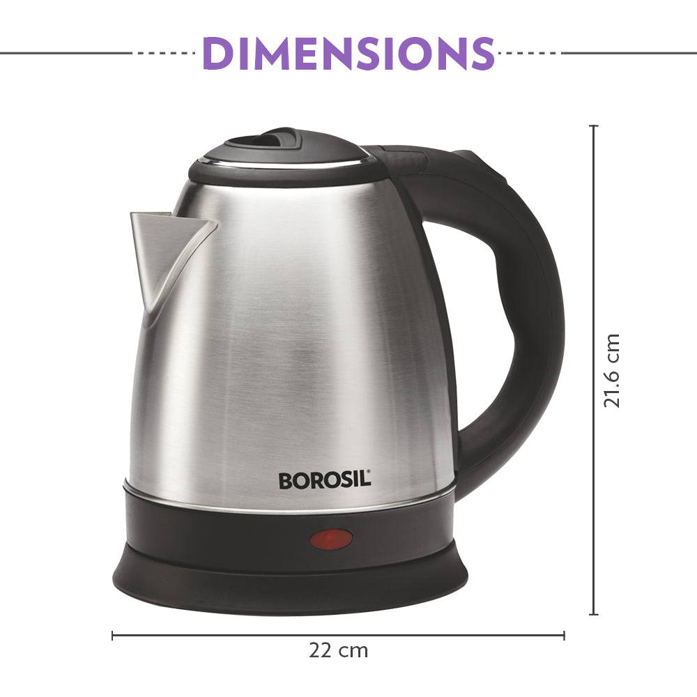 Borosil Rio 1.5L Kettle Electric Kettle, B30