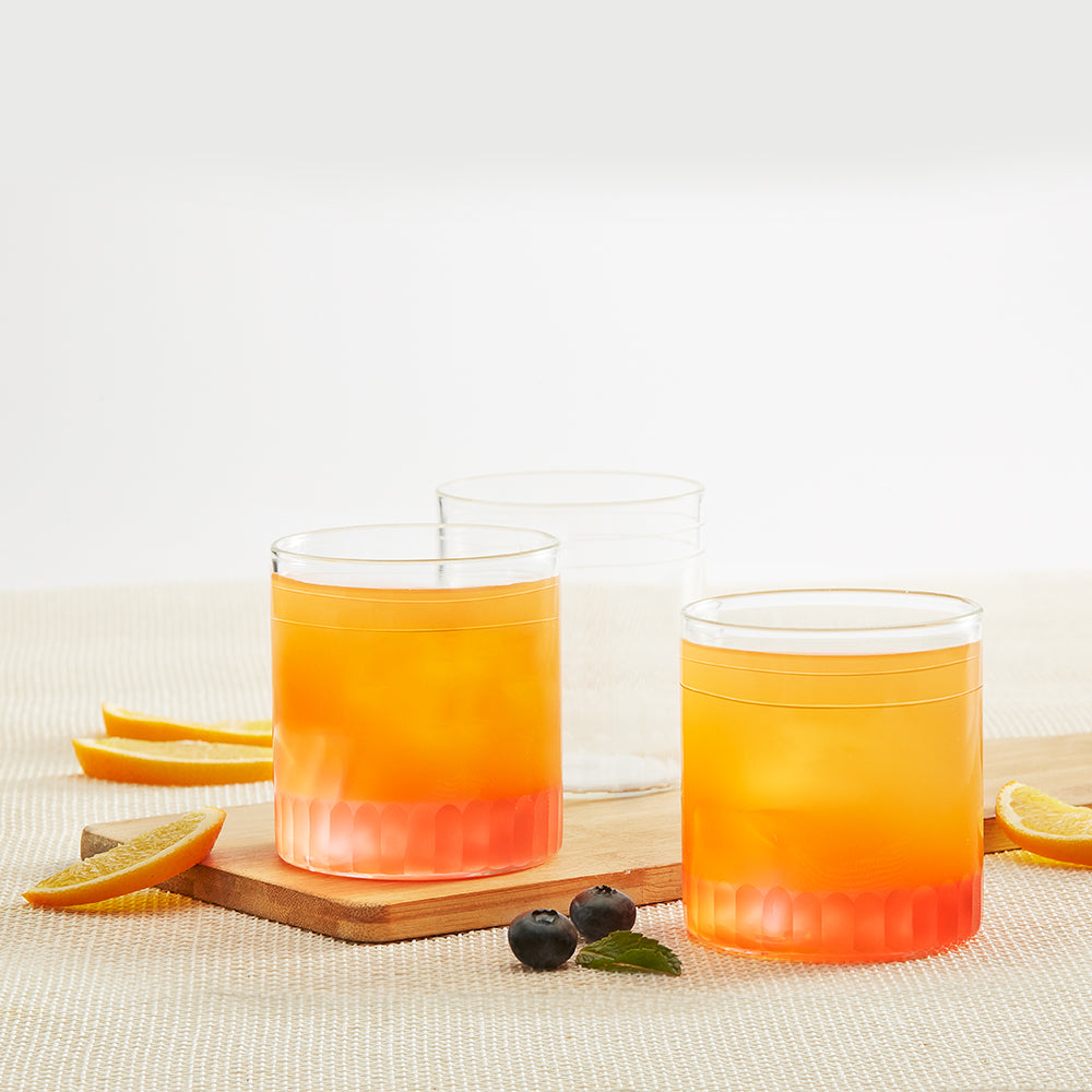 Borosil Leo Cut Glass, Set of 6