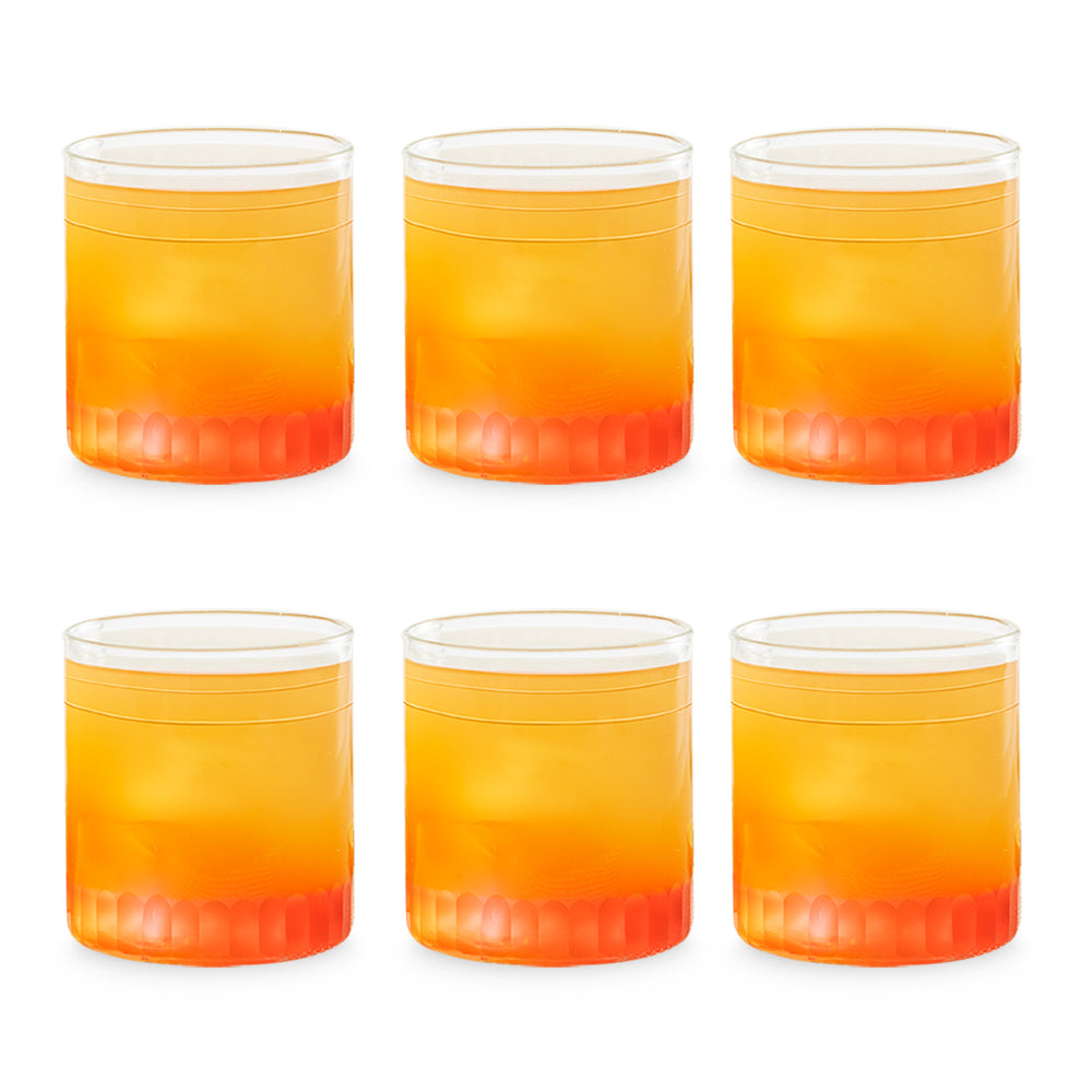 Borosil Leo Cut Glass, Set of 6