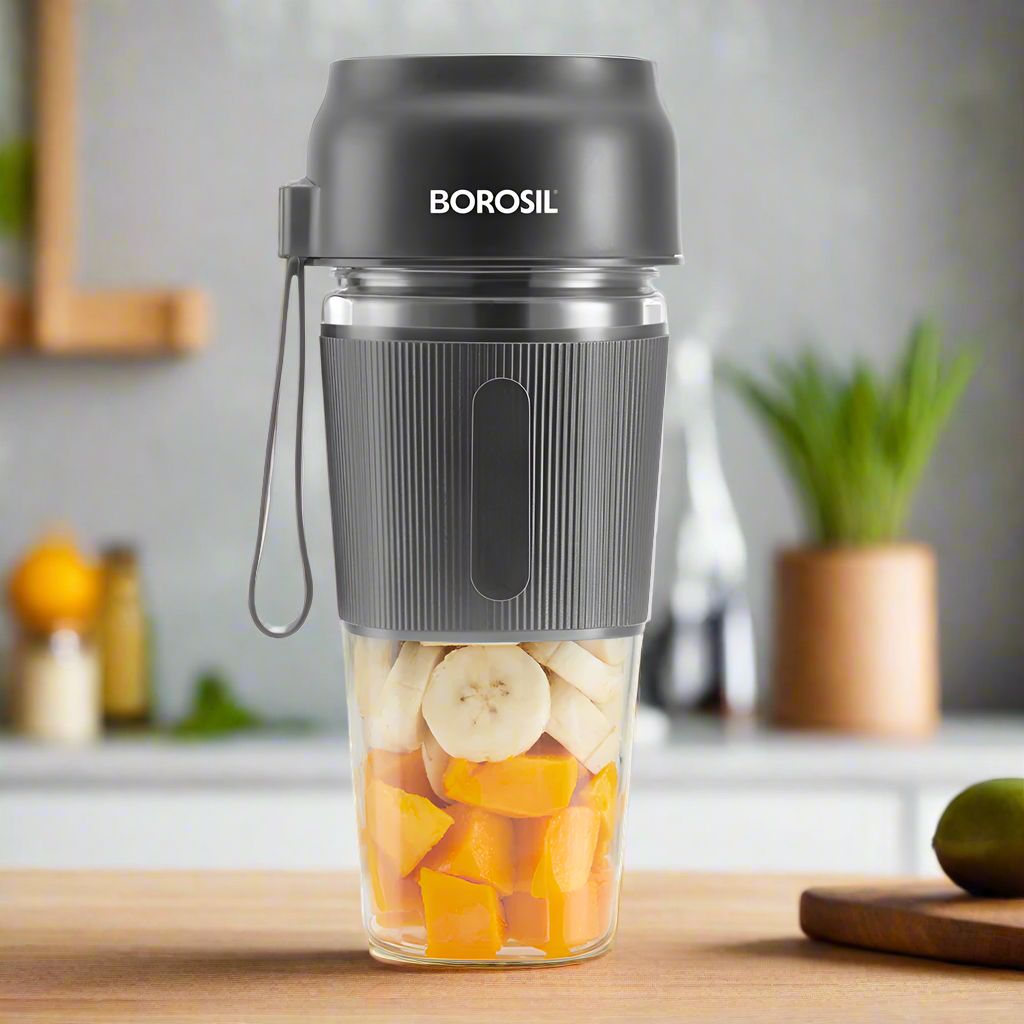 Nutrigrip Portable Blender, Grey, 40 W