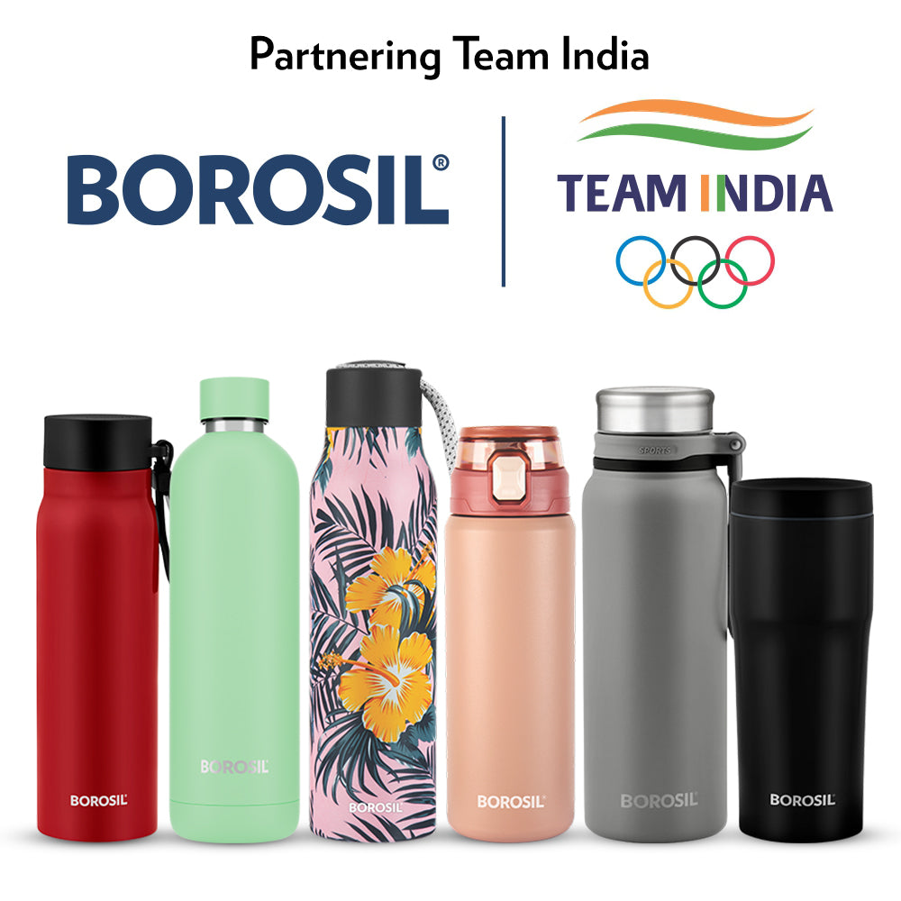 Borosil Pacific Insulated Bottle, Light Green, 700ml, 700ml