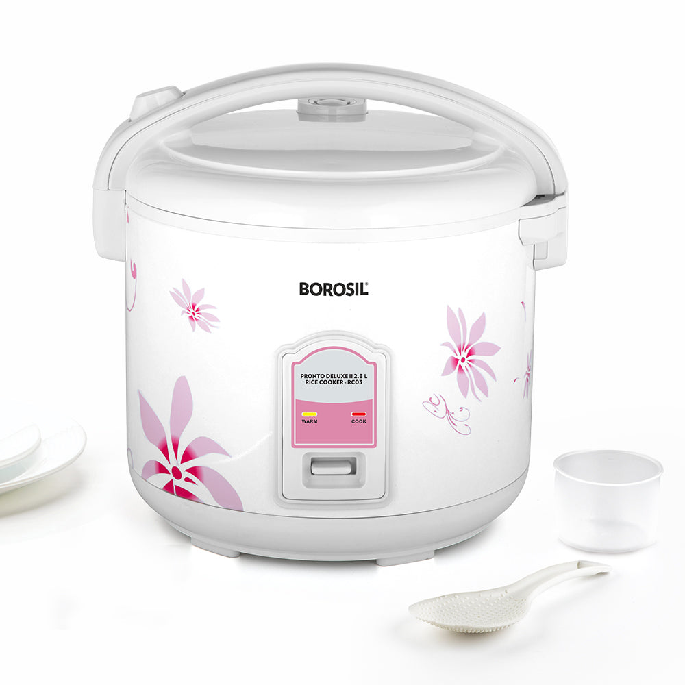 Borosil Pronto Deluxe II 2.8 L Electric Rice Cooker
