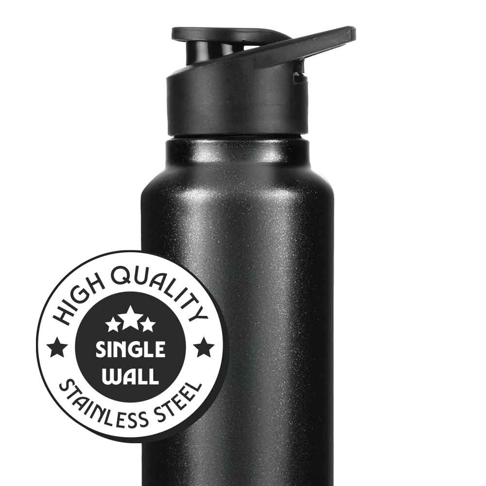 Borosil SipFresh SS Single Wall Bottle, Galaxy, 1 L