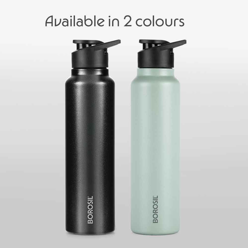 Borosil SipFresh SS Single Wall Bottle, Galaxy, 1 L