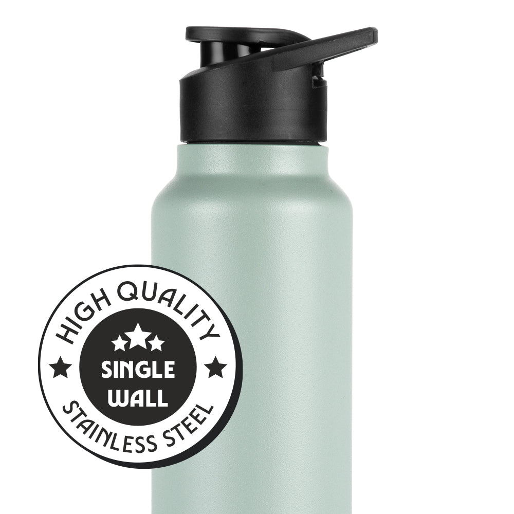 Borosil SipFresh SS Single Wall Bottle, Mint, 1 L