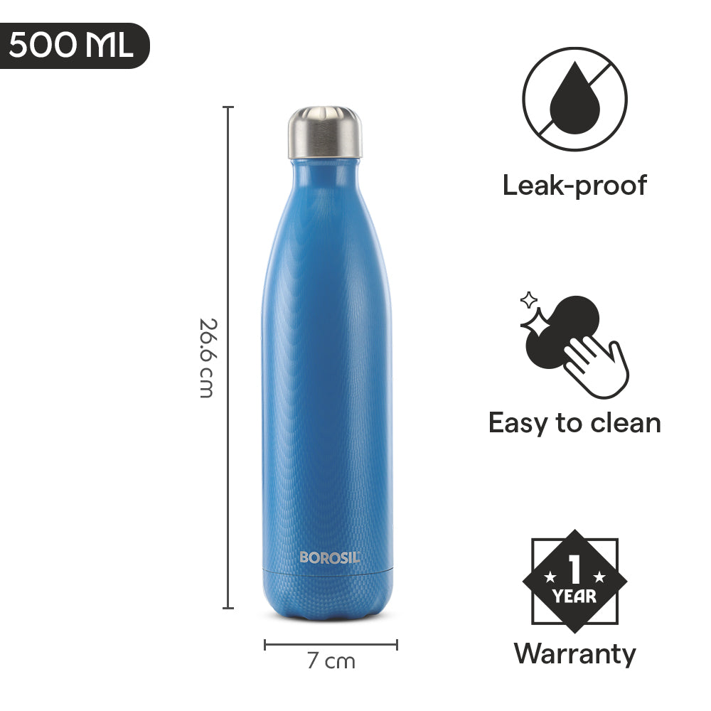 Bolt Vacuum Insulated Bottle, Electric Blue