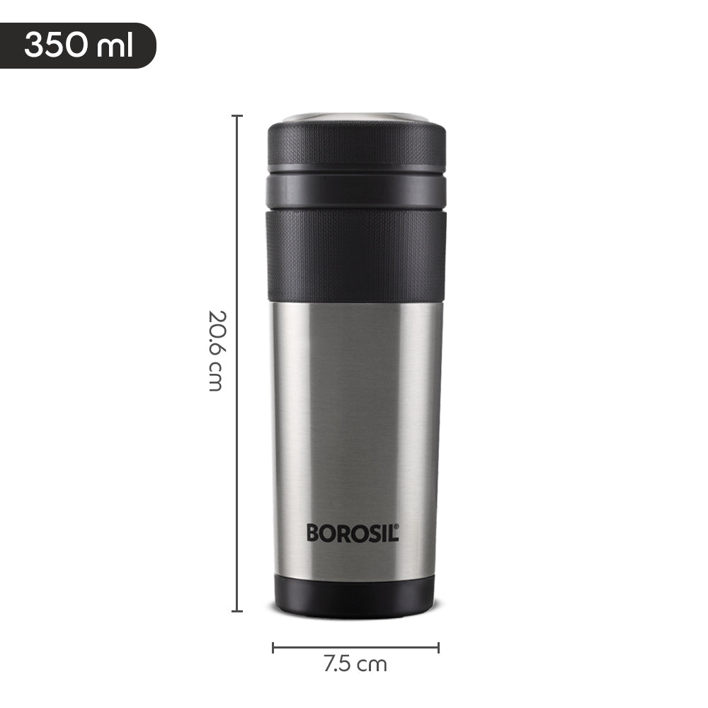 Borosil Travelmate Insulated Mug, 350ml