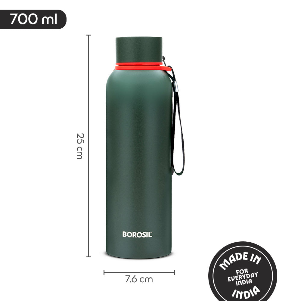 Borosil Trek Green Personalise, 700ml