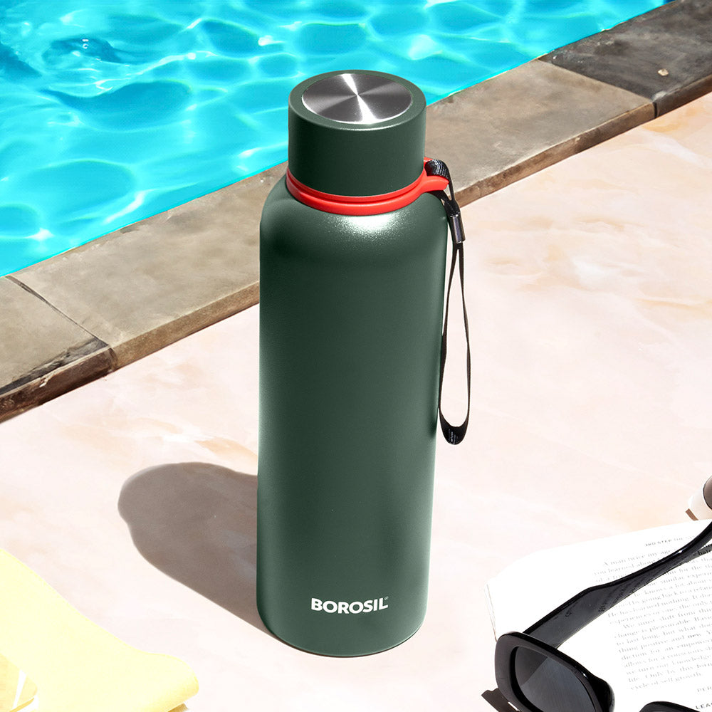 Borosil Trek Green Personalise, 700ml