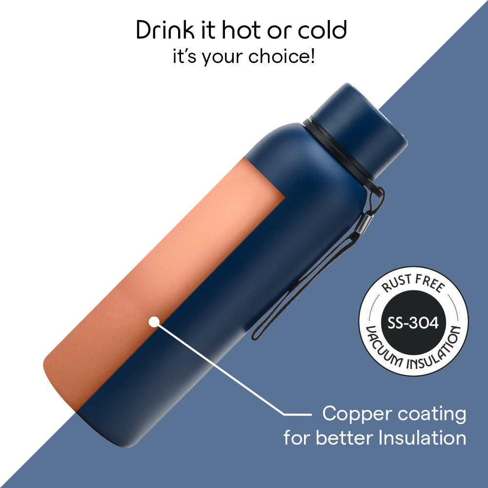 Borosil Trek Indigo, 850ml