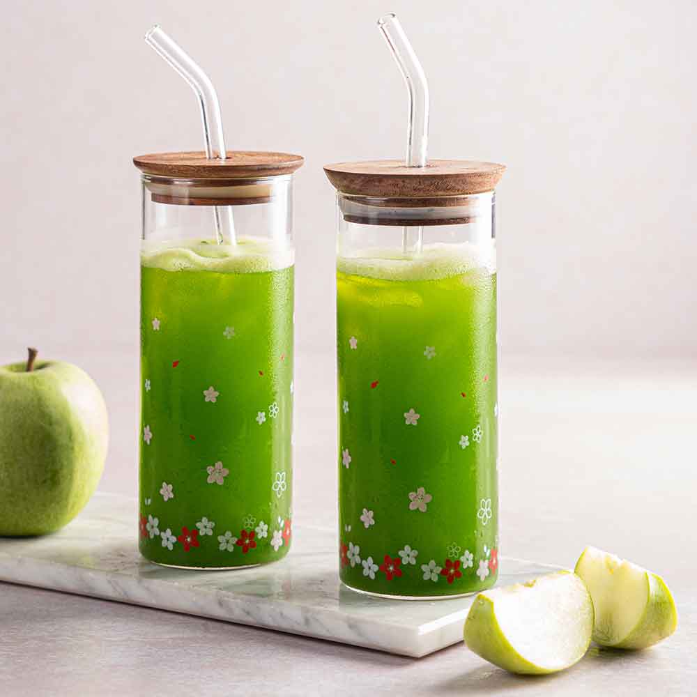 Borosil Spring Punch Glasses, Set of 2