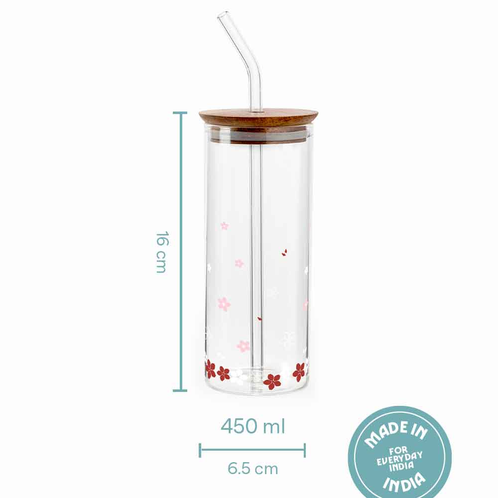 Borosil Spring Punch Glasses, Set of 2