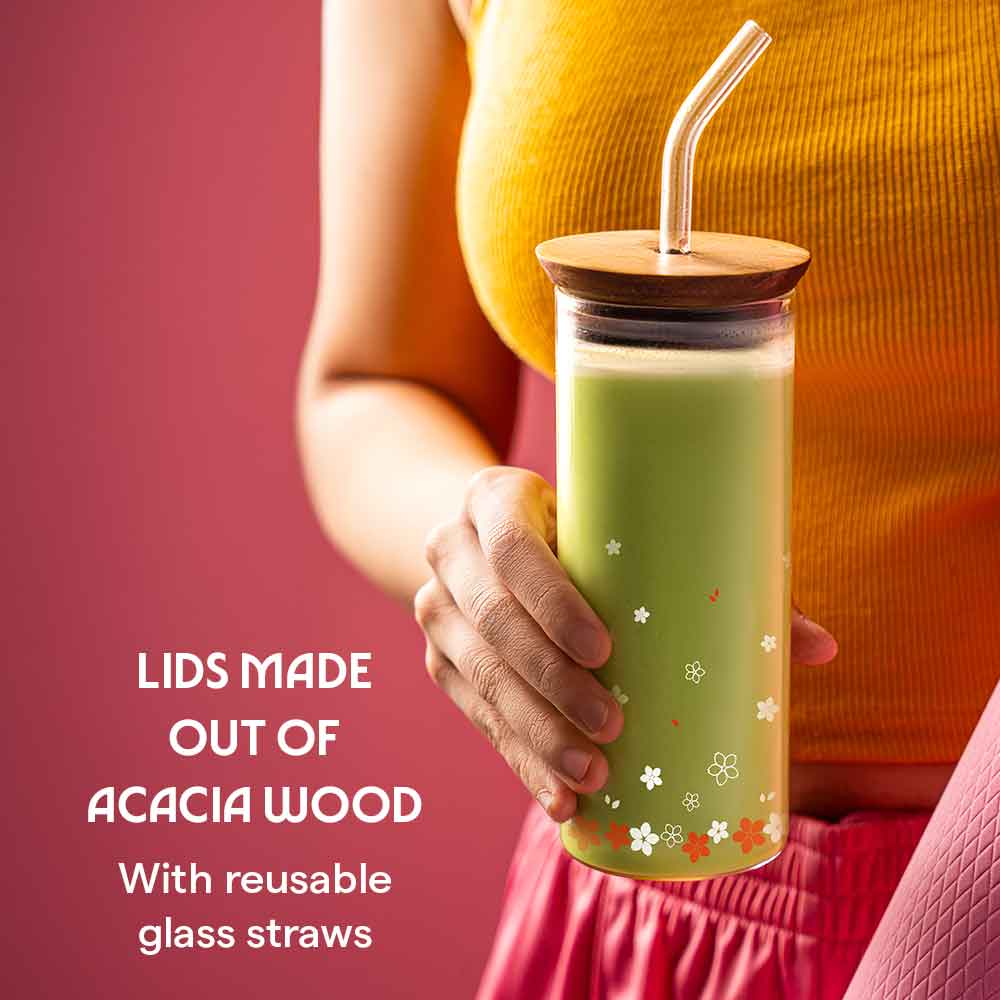 Borosil Spring Punch Glasses, Set of 2