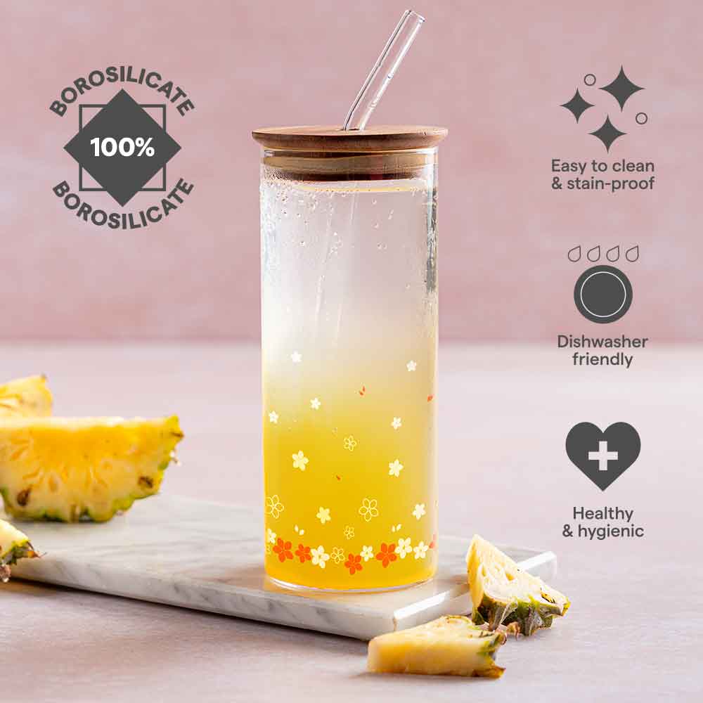 Borosil Spring Punch Glasses, Set of 2