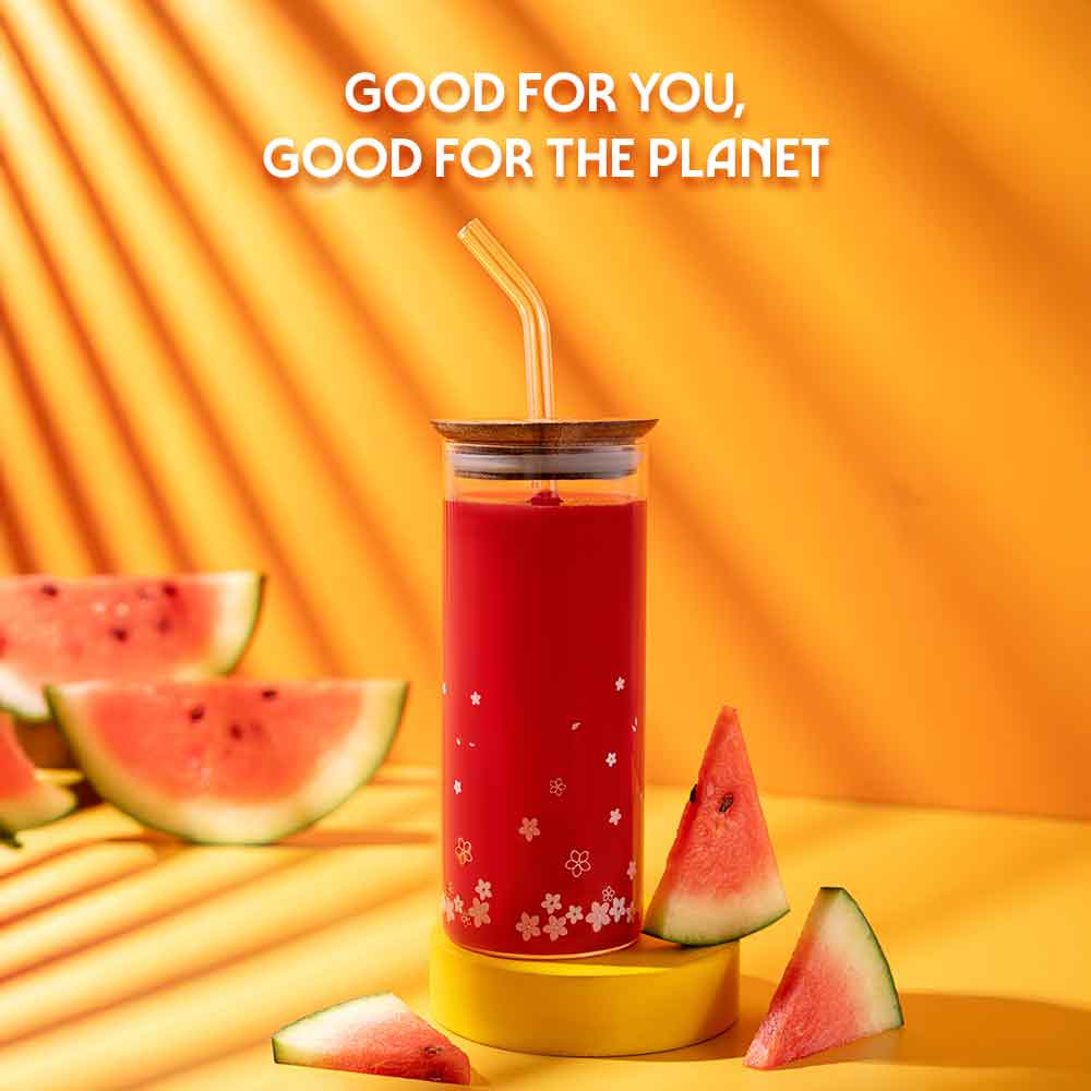 Borosil Spring Punch Glasses, Set of 2