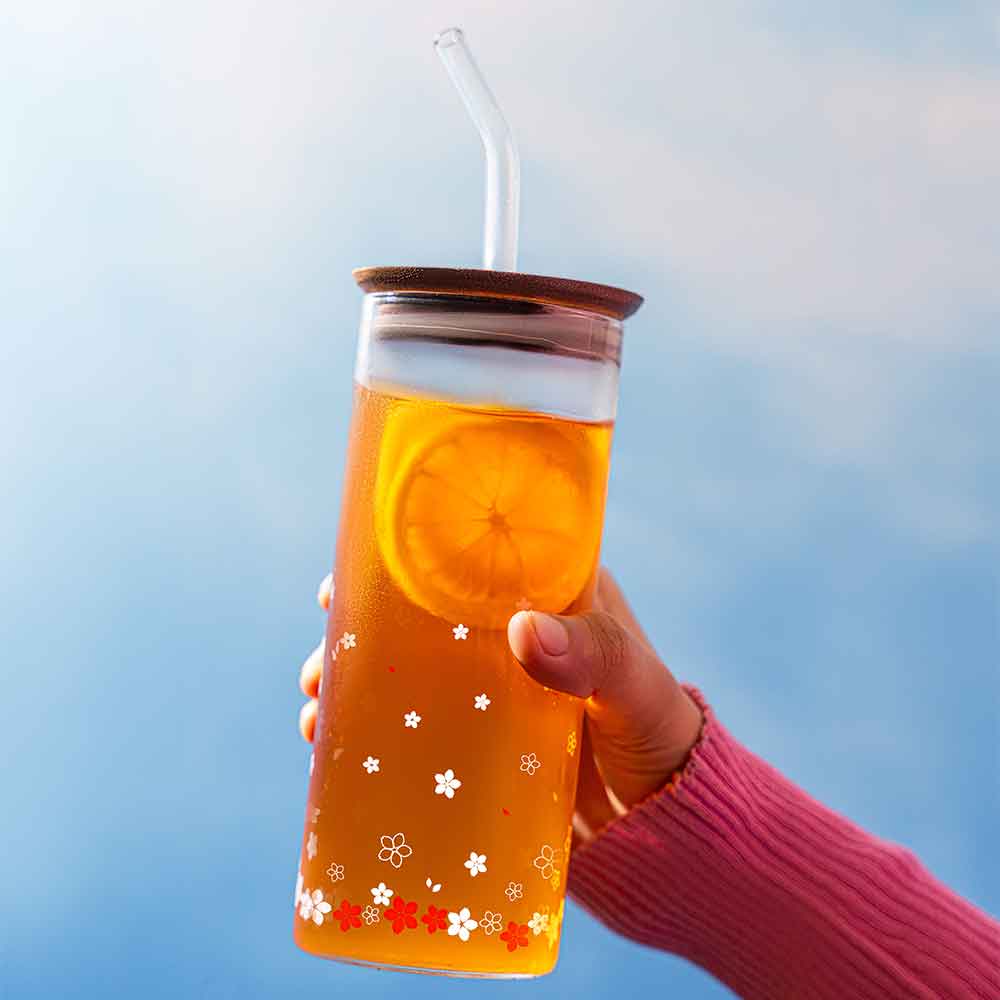 Borosil Spring Punch Glasses, Set of 2