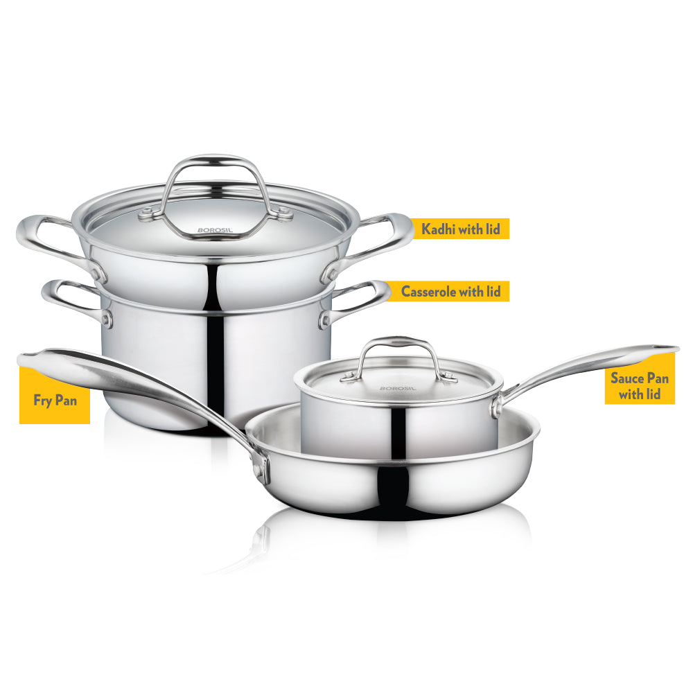 Borosil Cookfresh Five-ply Sauce Pan