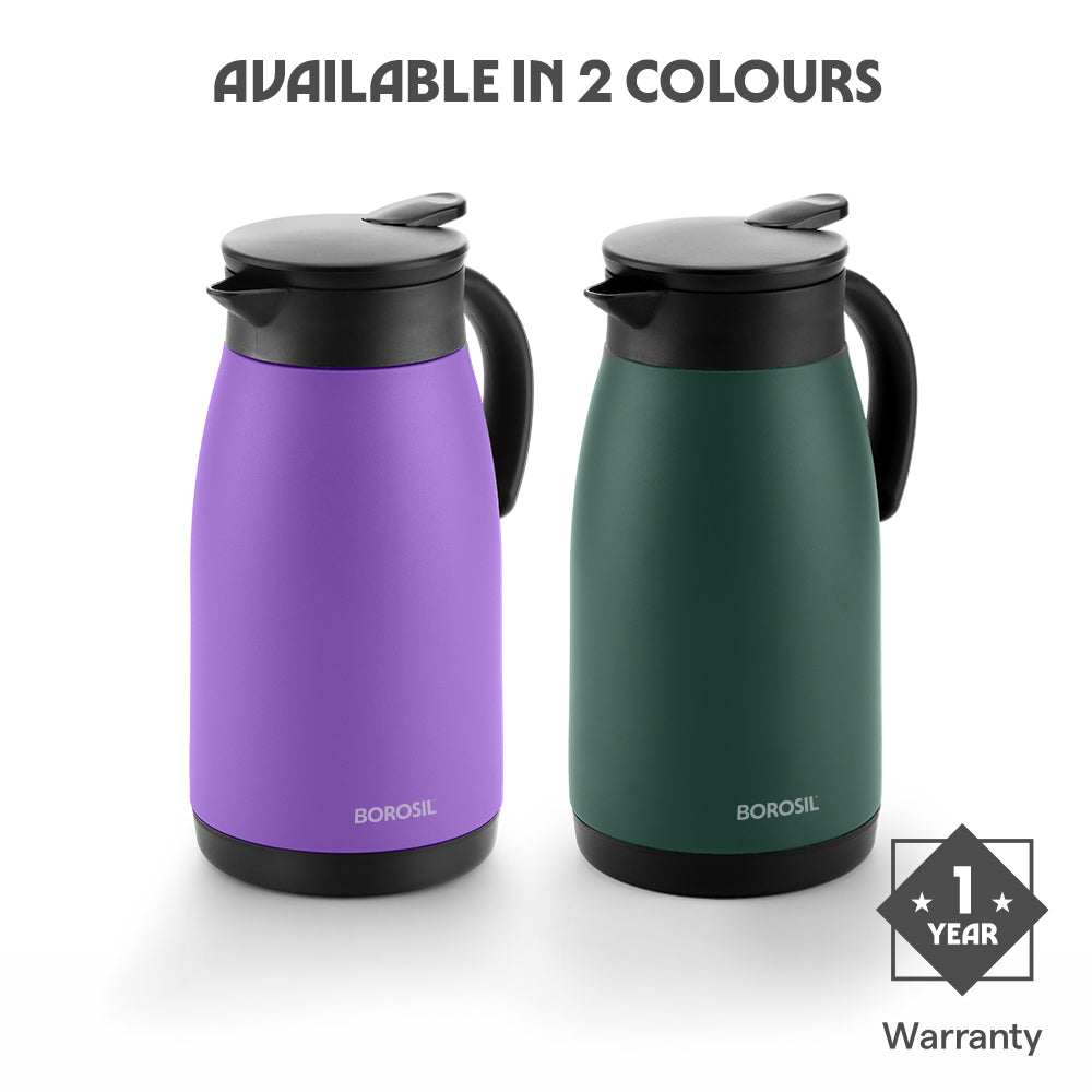 Vaccum Insulated Teapot, Olive