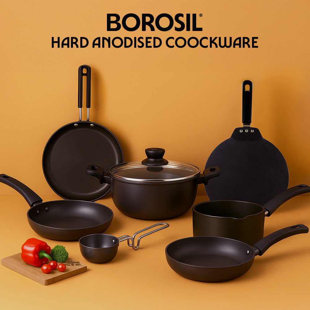 Hard Anodized Induction Base Non-Stick Dosa Tawa, 28 cm