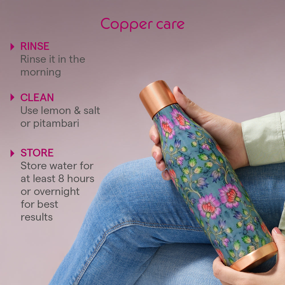 Gemini-Quinn Copper Bottle