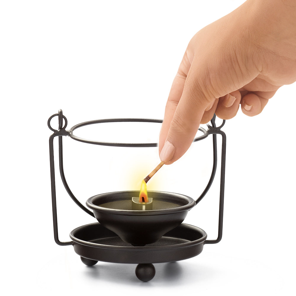 Borosil Hanging Hurricane Diya, Medium