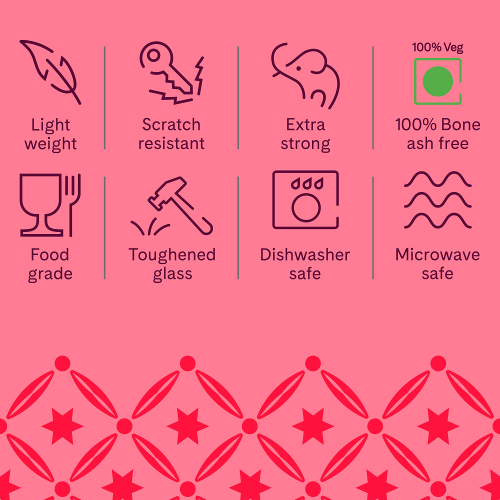 Larah By Borosil Veera Orange Klip N Store Storage Container 400 ml