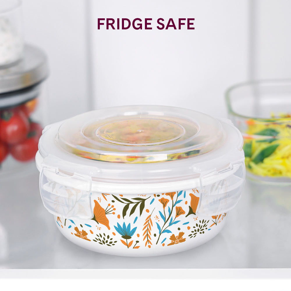 Larah By Borosil Ziva Sky Klip N Store Storage Container 400 ml