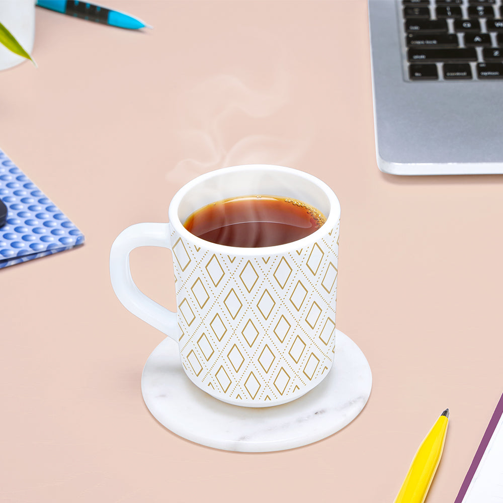 Larah by Borosil Angel Gold Mug 320 ml