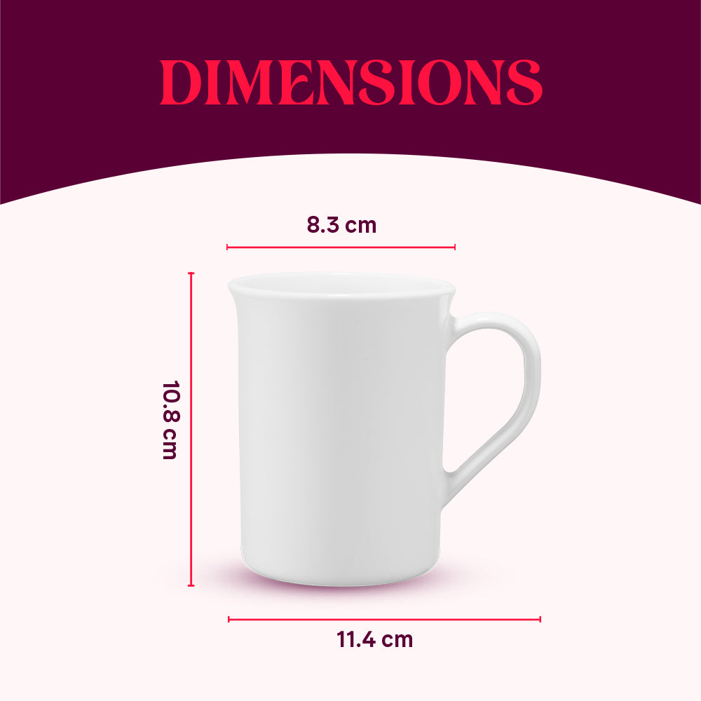 Larah by Borosil Tri Wave Mug 350 ml