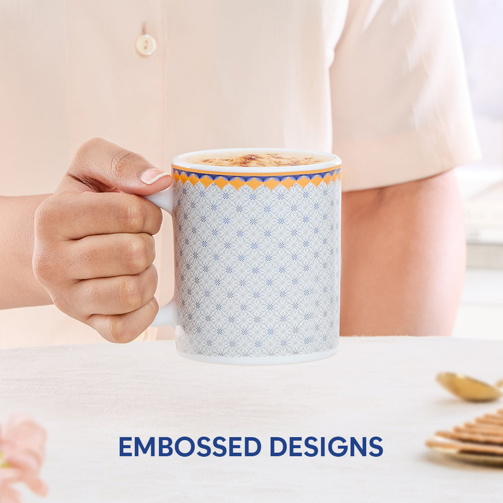 Larah By Borosil Kosmia Mug Set, 320 ml 320 ml x 2