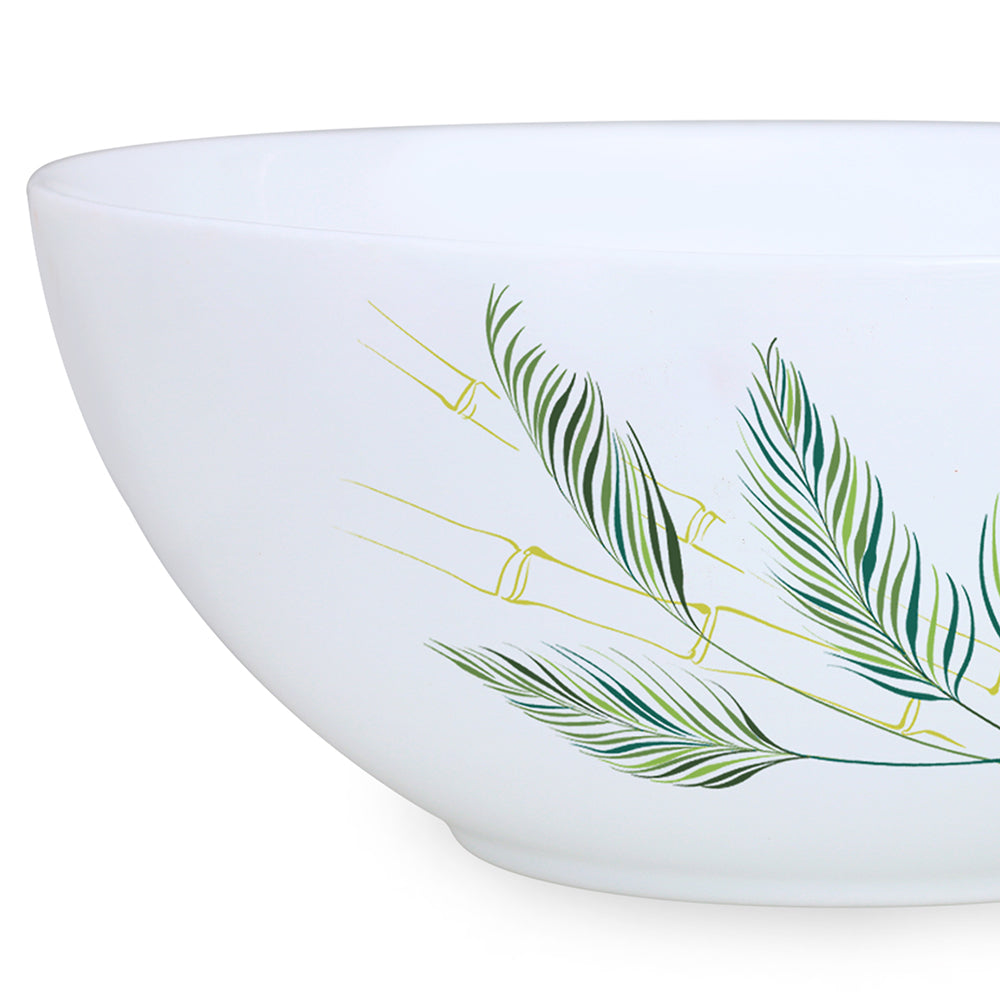 Larah by Borosil Breeze Snack Bowl with Cover 2 pc Set + 2 Lids