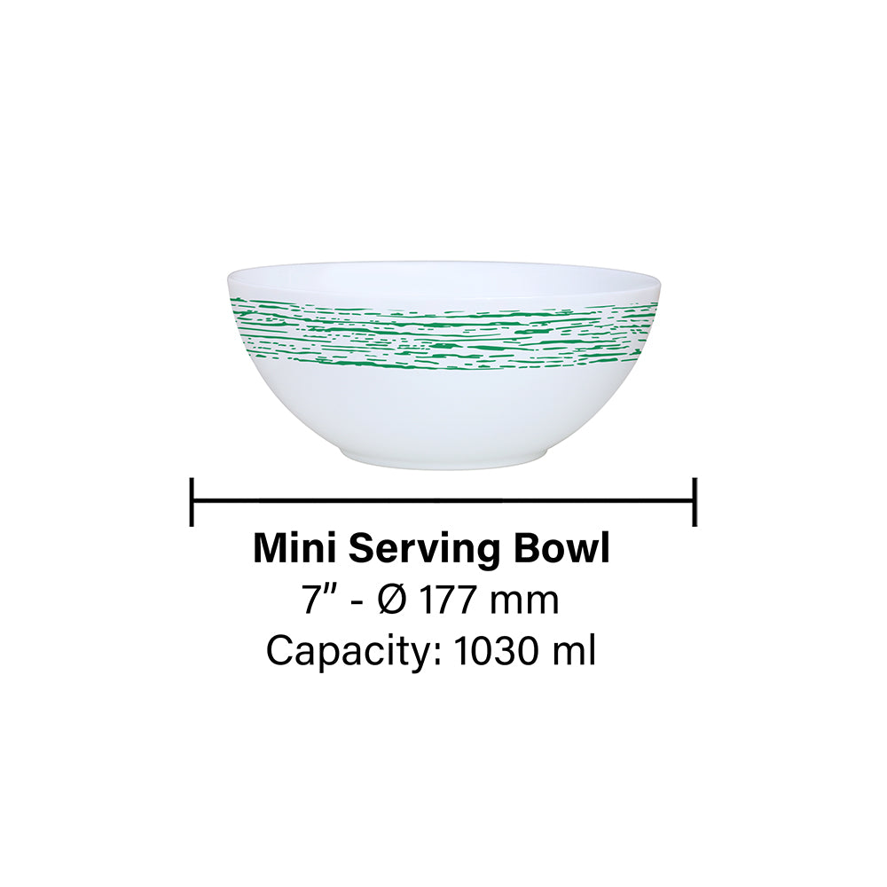 Larah by Borosil Green Nova Serve n Store 2 pc Set