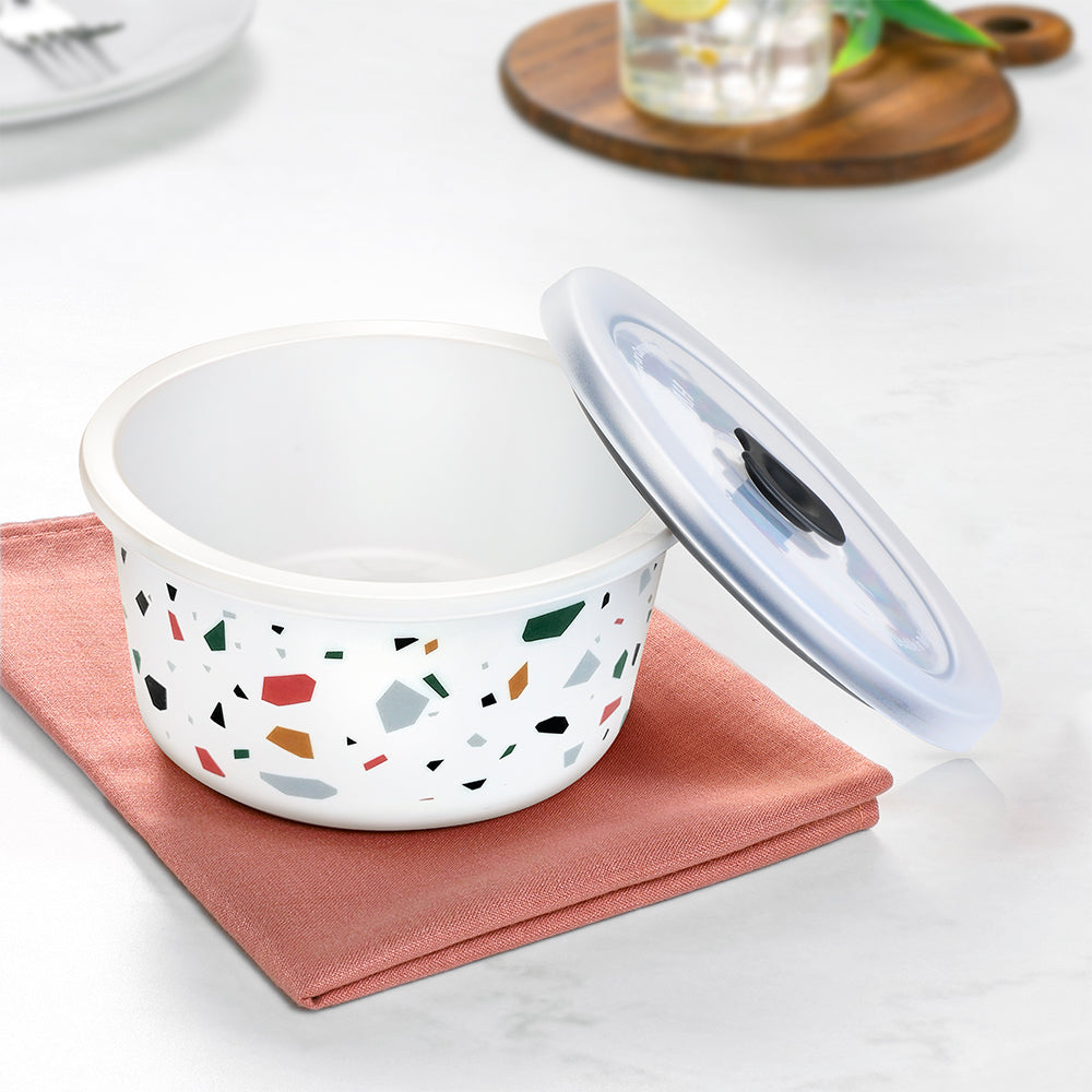 Larah By Borosil Confetti Storage Bowl Set 400 ml x 2