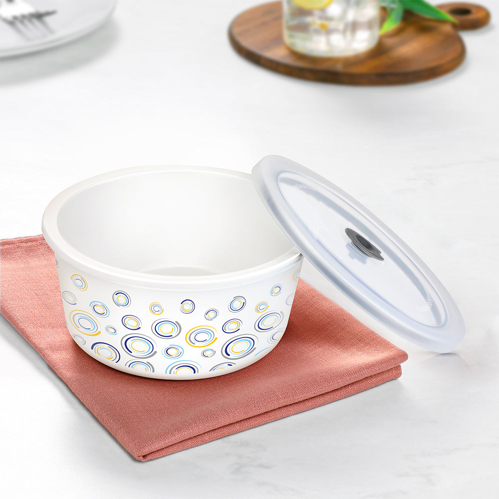 Larah By Borosil Jupiter Storage Bowl Set 1.2 L + 800 ml