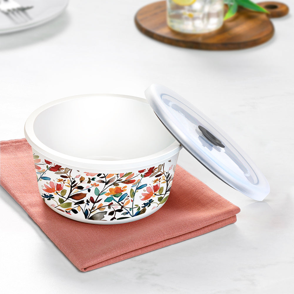 Larah By Borosil Lupin Storage Bowl Set 800 ml x 2