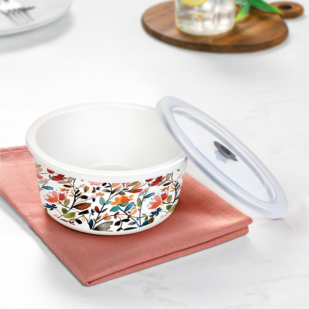 Larah By Borosil Lupin Storage Bowl Set 1.2 L + 800 ml + 400 ml