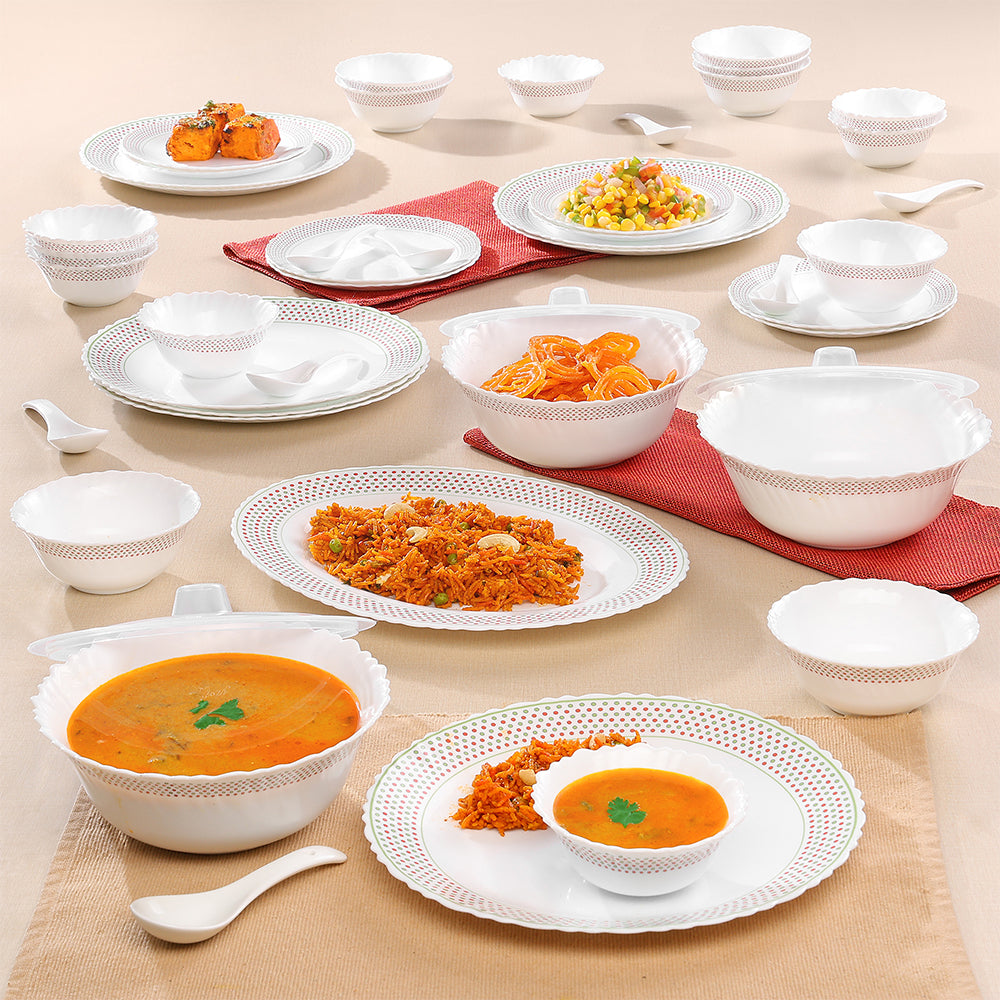Larah by Borosil Waltz Dinner Set