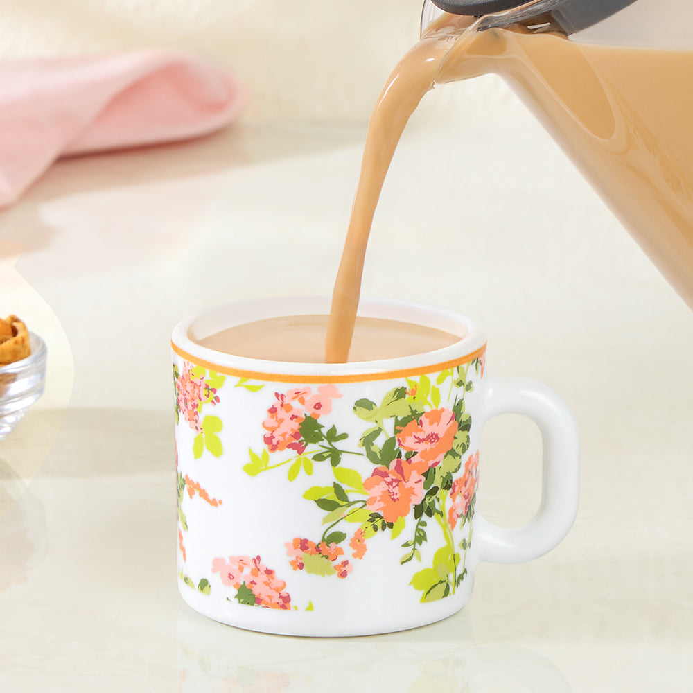 Larah By Borosil Amora Mug Set, 100 ml 100 ml x 6