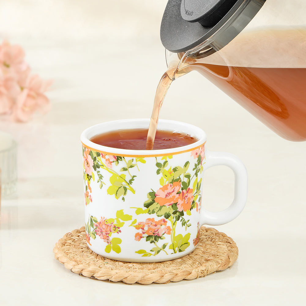 Larah By Borosil Amora Mug Set, 180 ml 180 ml x 6