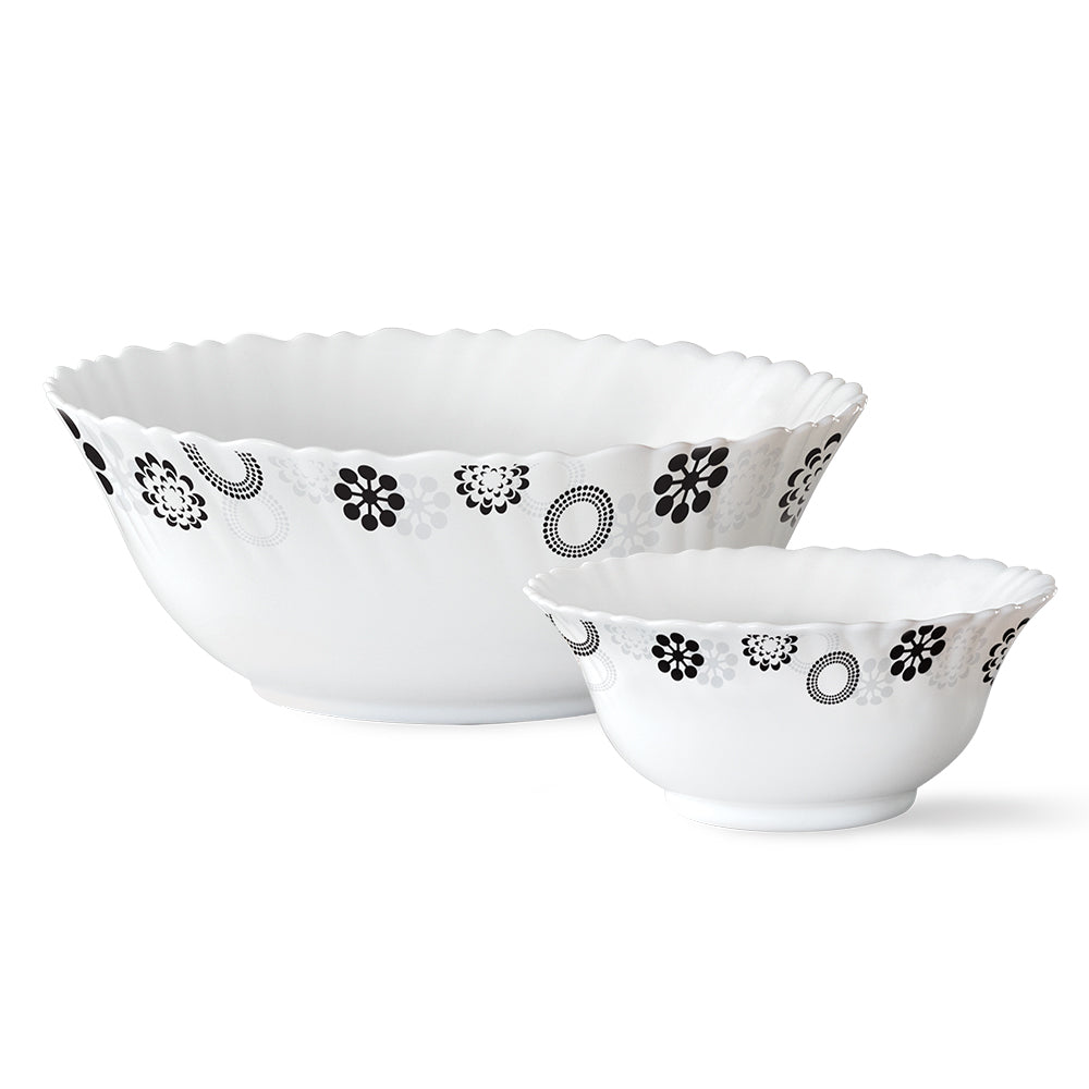 Larah by Borosil Universe Pudding Set 7 pc Set (Small)