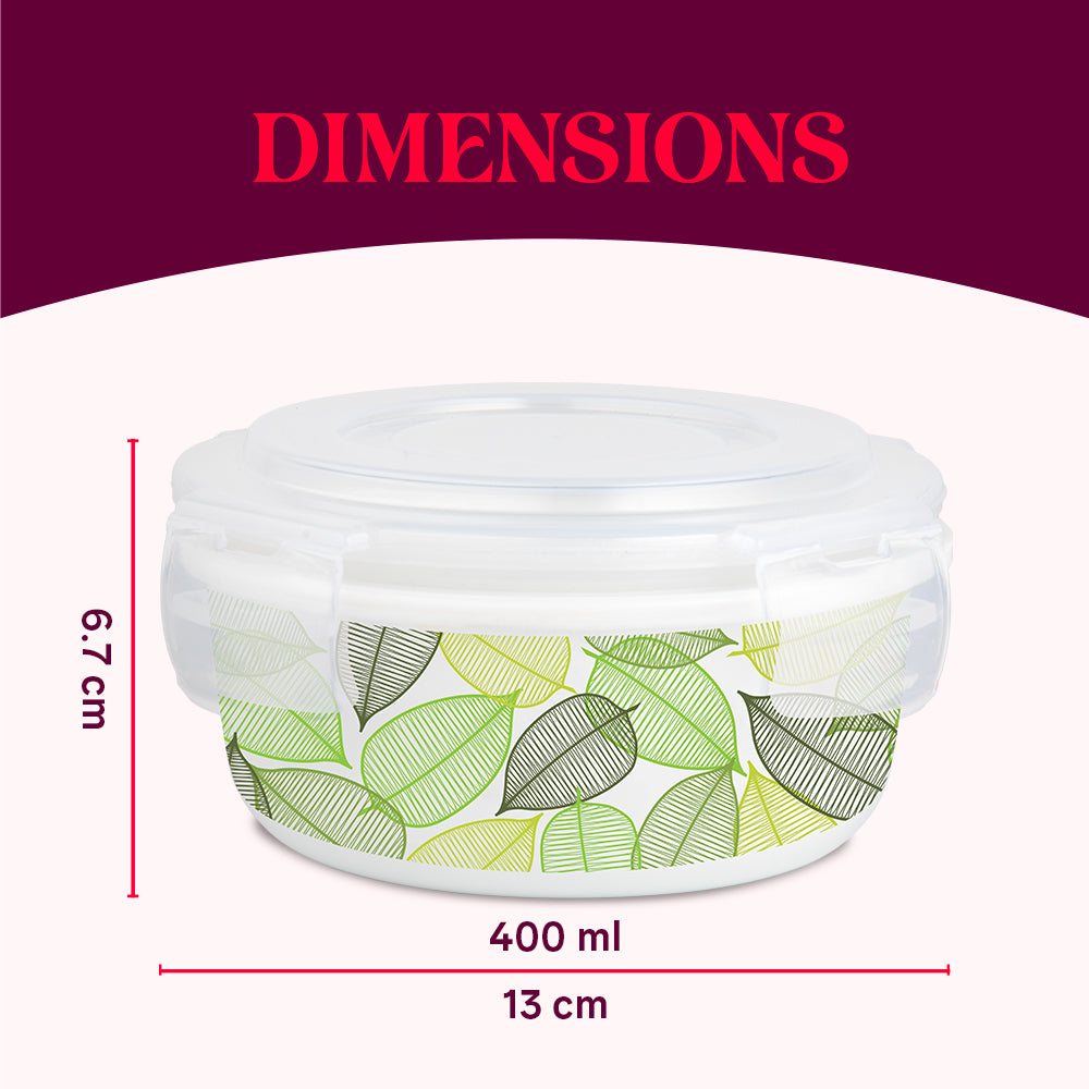 Larah By Borosil Noma Klip N Store Storage Container 400 ml